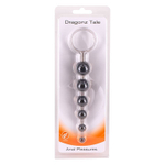Дымчатая анальная цепочка DRAGONZ TALE ANAL - 20 см. (Цвет: дымчатый)