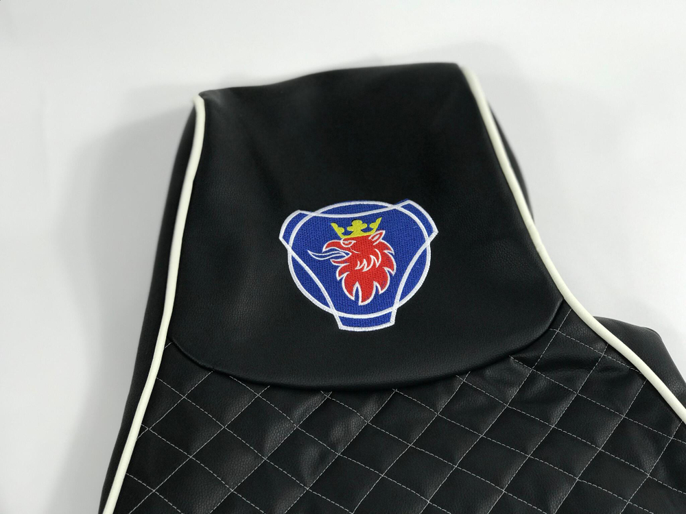 Чехлы Премиум стеганные кожаные SCANIA R/P/G 2004-2014 г. S21