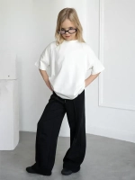 Футболка для девочки белая в школу