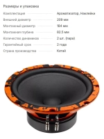 динамики 20 см Gryphon Pro 200 Midbass ()