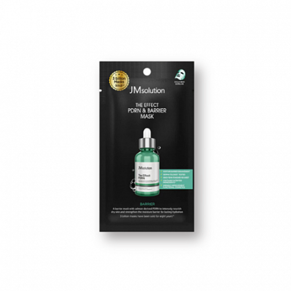 JMsolution The Effect PDRN & Barrier Mask, 24ml - Восстанавливающая тканевая маска для лица с ПДРН