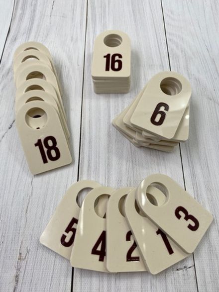 Гардеробные Номерки 30х50 (Комплект)