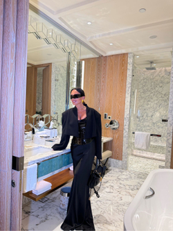 Жакет мини с магнитной пуговицей, черный