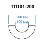 ТП101-200 тело полуколонны (d120 D200 h2000мм), шт