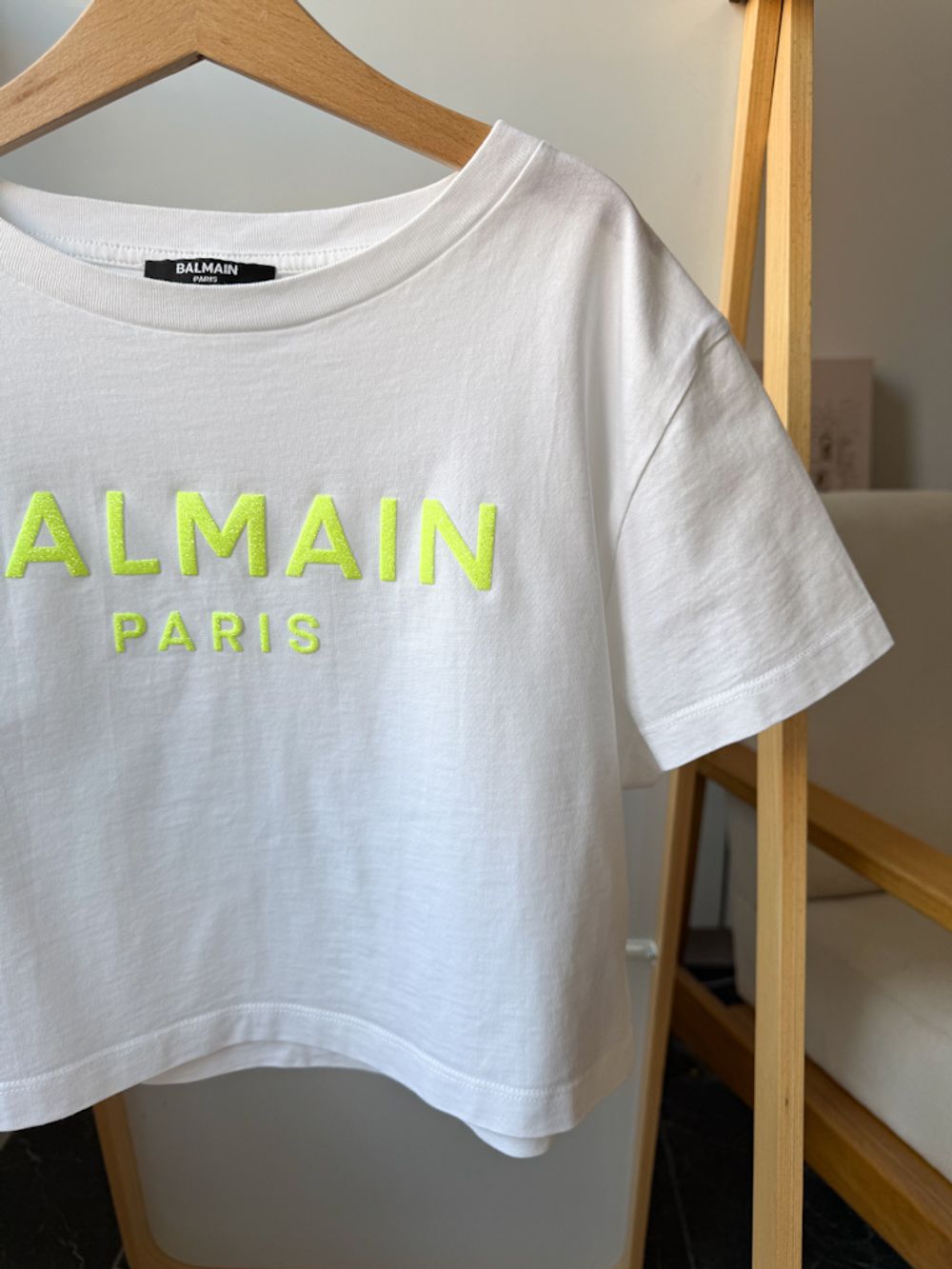 Хлопковая футболка Balmain, 158