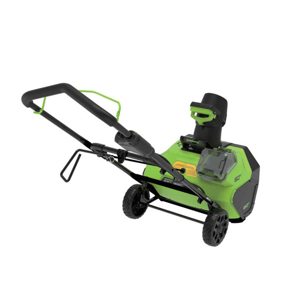 Снегоуборщик аккумуляторный Greenworks Арт. 2602907, 60V, 51 см, бесщеточный