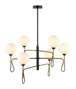 4927MDM/6 BK+BRO (1) Люстра NW