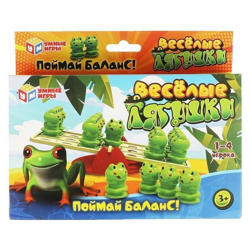 Игра настольная "Веселые лягушки" B2029081-R (Умные игры)