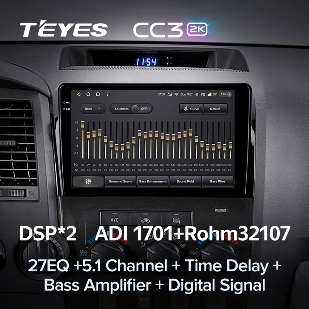 Teyes CC3 2K 10,2"для Toyota Tundra, Sequoia 2007-2013