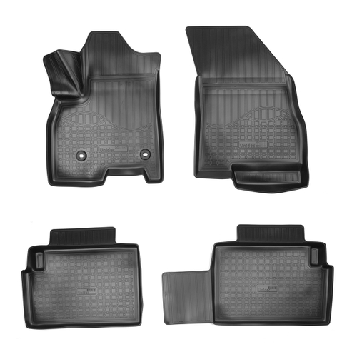 Ковры в салон Norplast/Unidec для Chery Tiggo 7 Pro (2020-)Полиуретан,Черный,Luxury&Elite арт.NPA11-C11-742