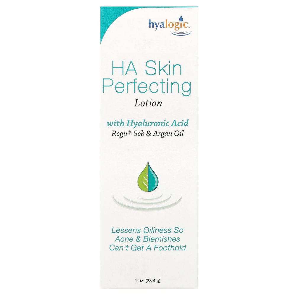 Hyalogic, HA Skin Perfecting Lotion, лосьон для улучшения состояния кожи с гиалуроновой кислотой, без отдушки, 28,4 г (1 унция)