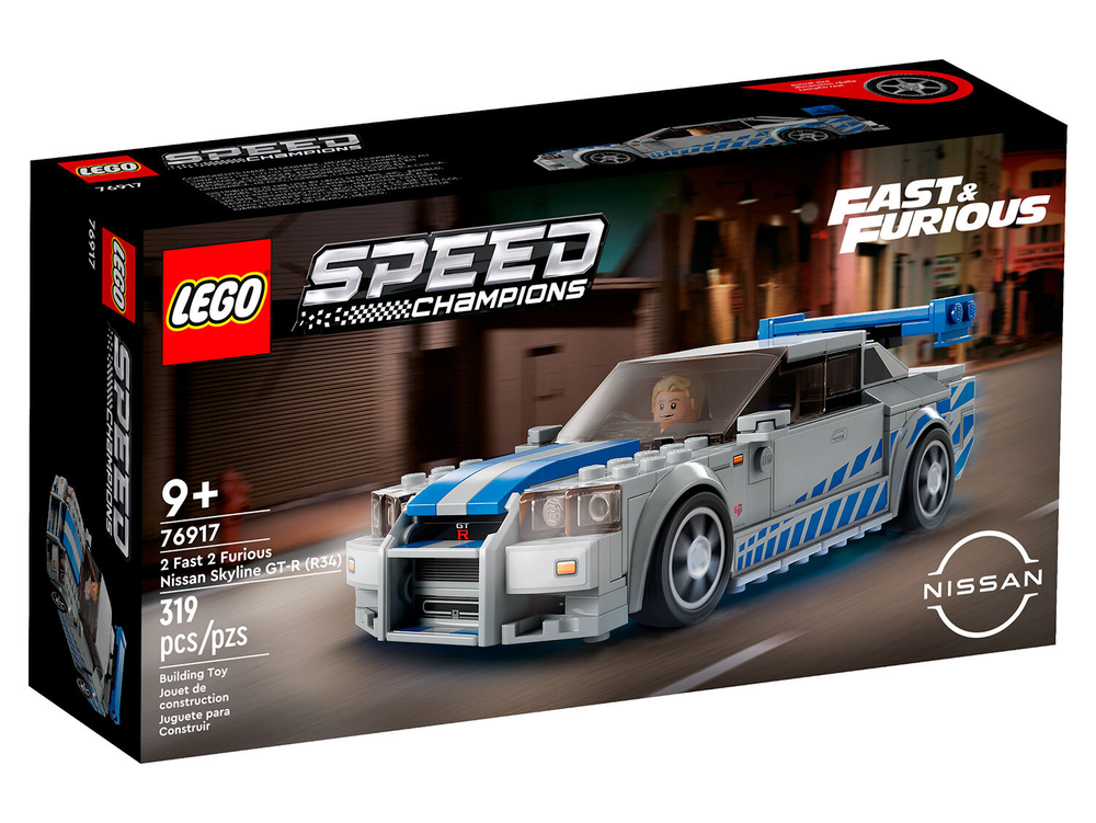 LEGO Speed Champions 76917 «Nissan Skyline GT-R (R34)» — “Двойной Форсаж”