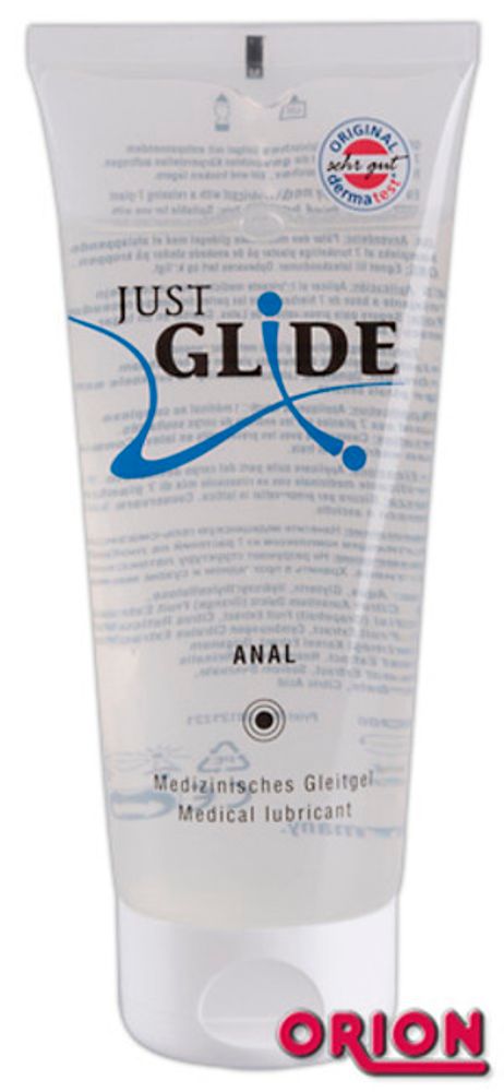 Гель-смазка анальная на водной основе &quot;Just Glide Anal&quot; 200 мл (Цвет: прозрачный)
