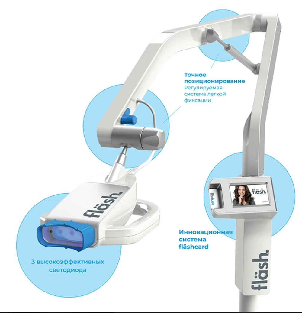 Лампа White Smile для отбеливания Flash + 12 наборов