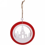 Подвеска «Сказочный лес» 10 см, Красный/белый