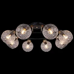 Люстра потолочная ILLUMICO E14 IL0296-8CSQ-79 BK AB