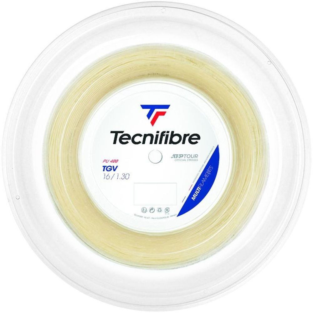 Теннисные струны Tecnifibre TGV (200 m) - natural