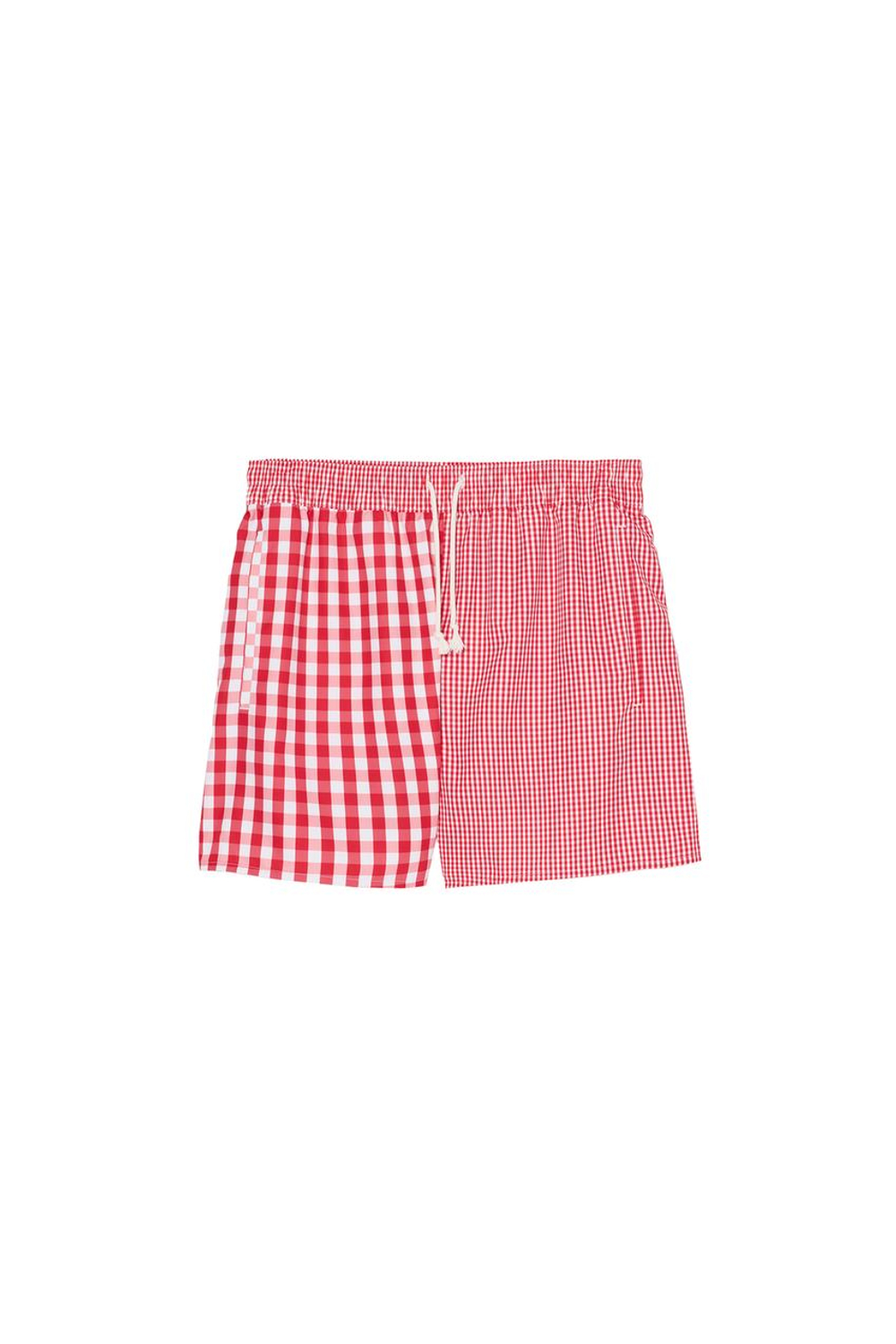 ZARA X BENITO ANTONIO ПЛАВКИ СРЕДНЕЙ ДЛИНЫ В КОМБИНИРОВАННУЮ КЛЕТКУ, КРАСНЫЙ/БЕЛЫЙ