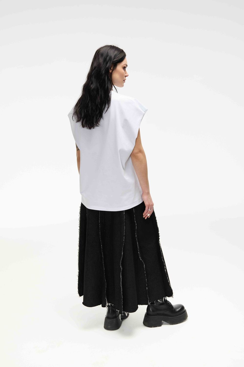 Футболка Kraizy Stripes Без рукавов Logo белая