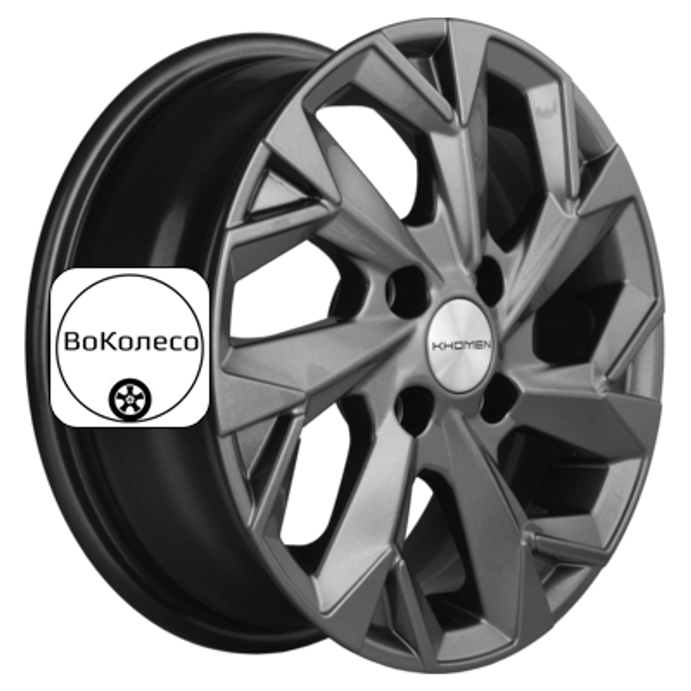 5,5x14/4x100 ET46 D54,1 KHW1402 (Alsvin/Getz/i20) Gray Khomen Wheels