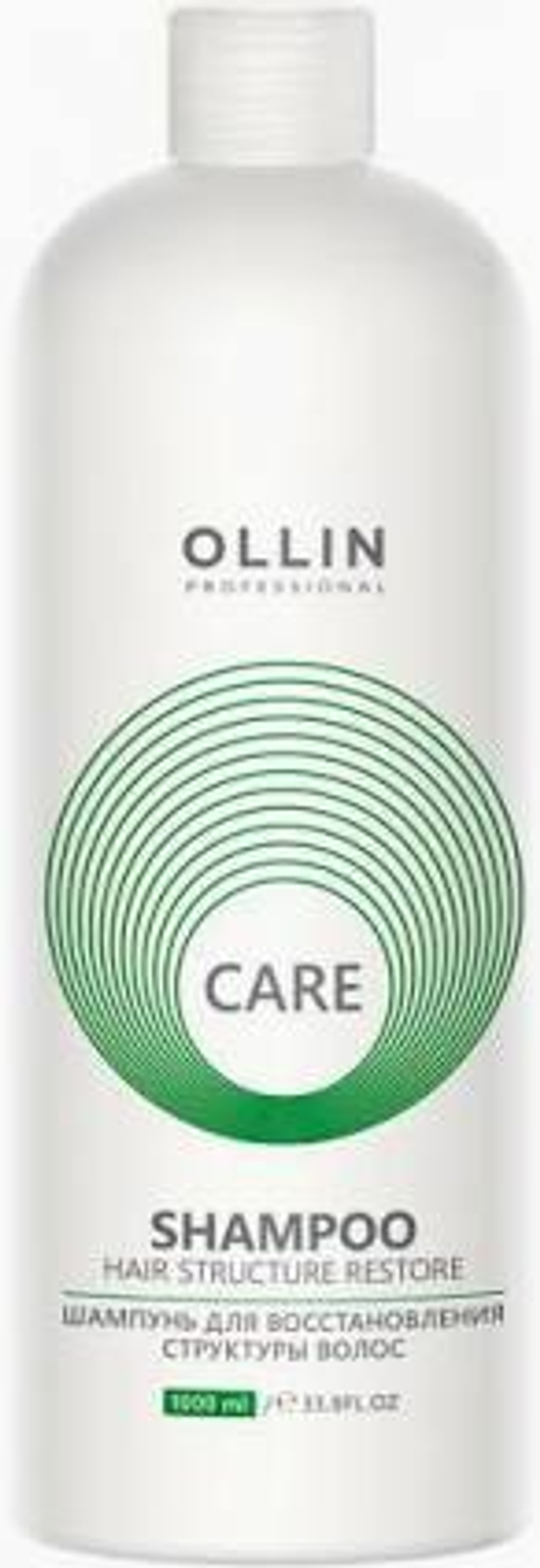 OLLIN Care Shampoo Hair Structure Restore 1000 ml Шампунь для восстановления структуры волос