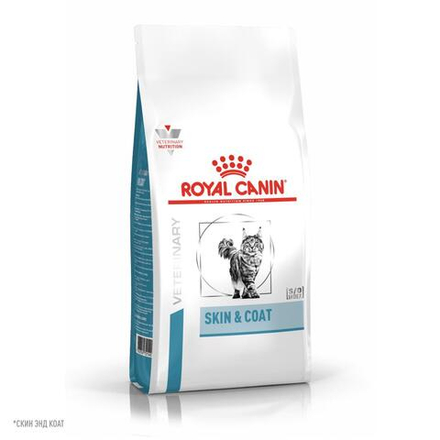 Royal Canin Skin & Coat Корм сухой диетический для кошек для поддержания защитных функций кожи 350 г