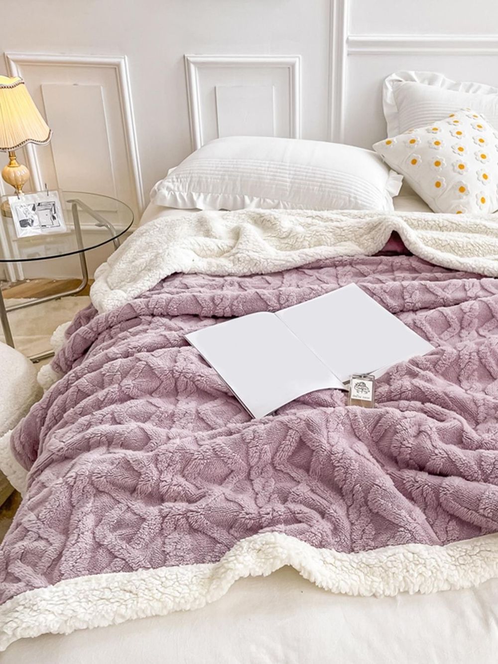 Плед ОВЕЧКА ВЯЗКА  1,5сп