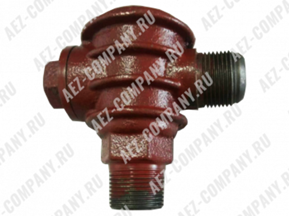 Клапан компрессора обратный (вход/выход: 3/4"Н - 3/4"Н, трубка:Вн, сталь) [AEZ]