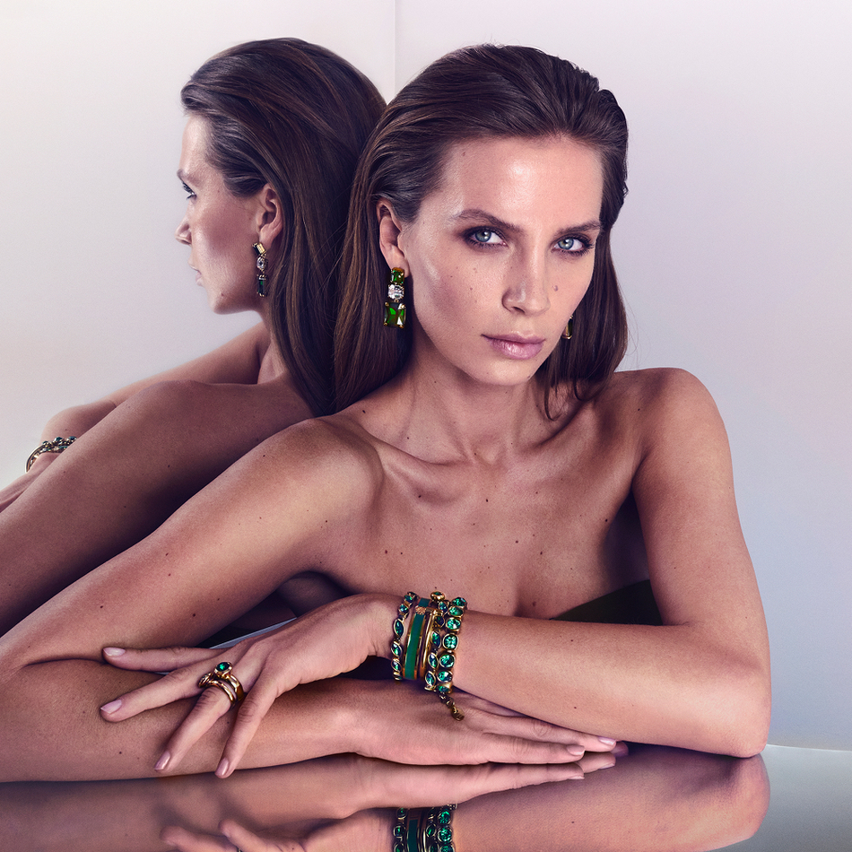 Браслет Dyrberg Kern CELTIS SG EMERALD GREEN 470047