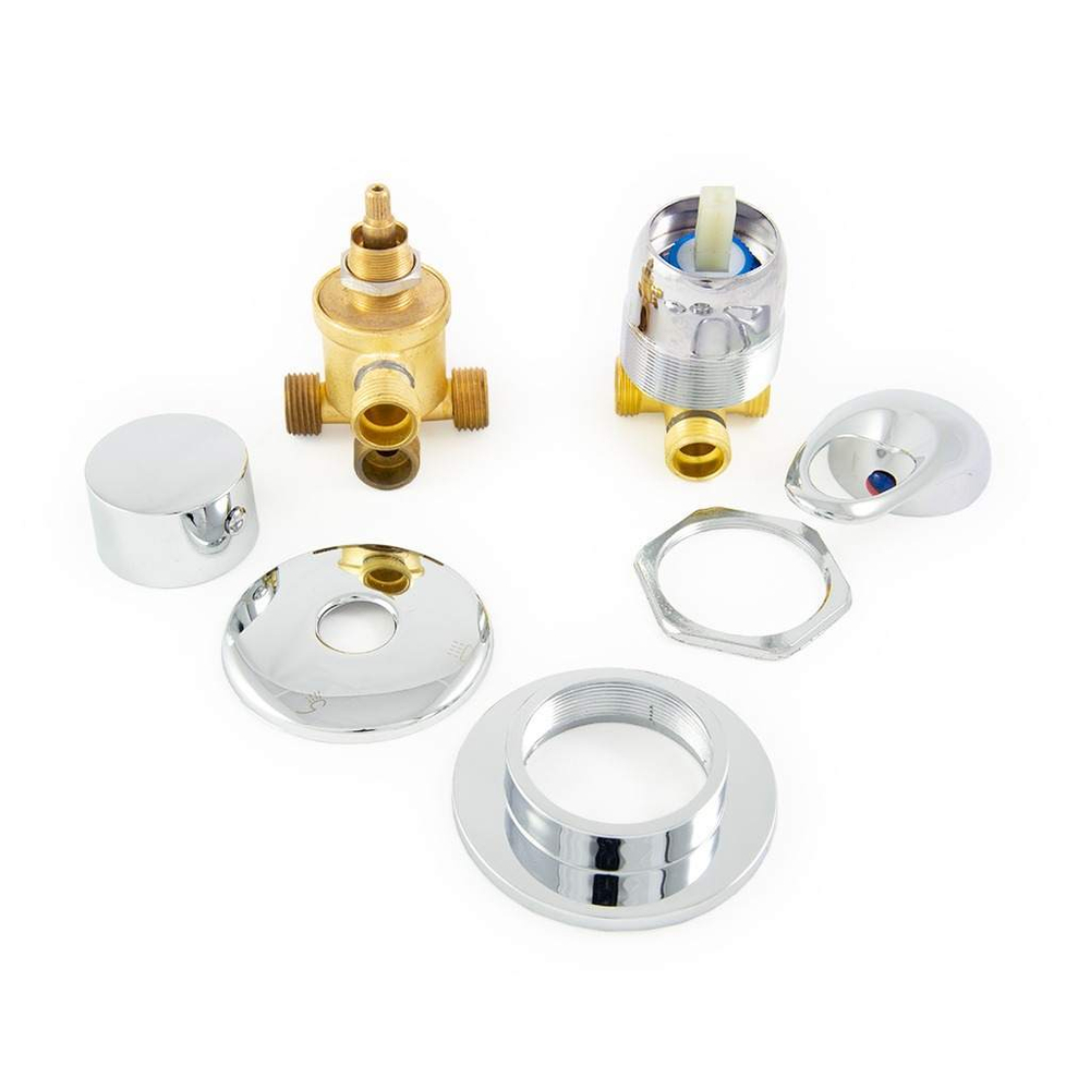 Смеситель для душевой кабины с переключателем на 4 режима универсальный