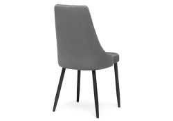 Стул на металлокаркасе Лана темно-серый / черный