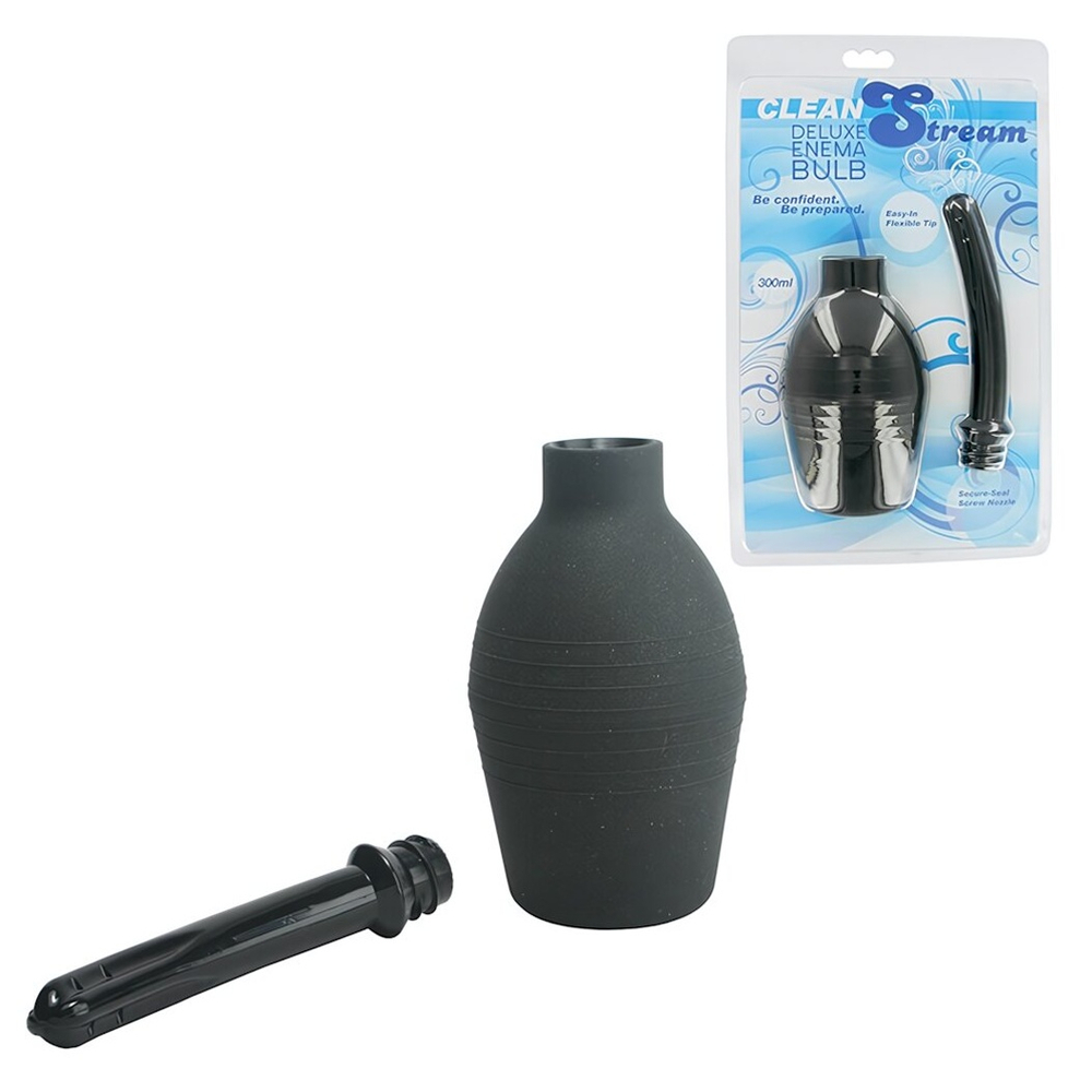 Черный анальный душ CleanStream (Цвет: черный)
