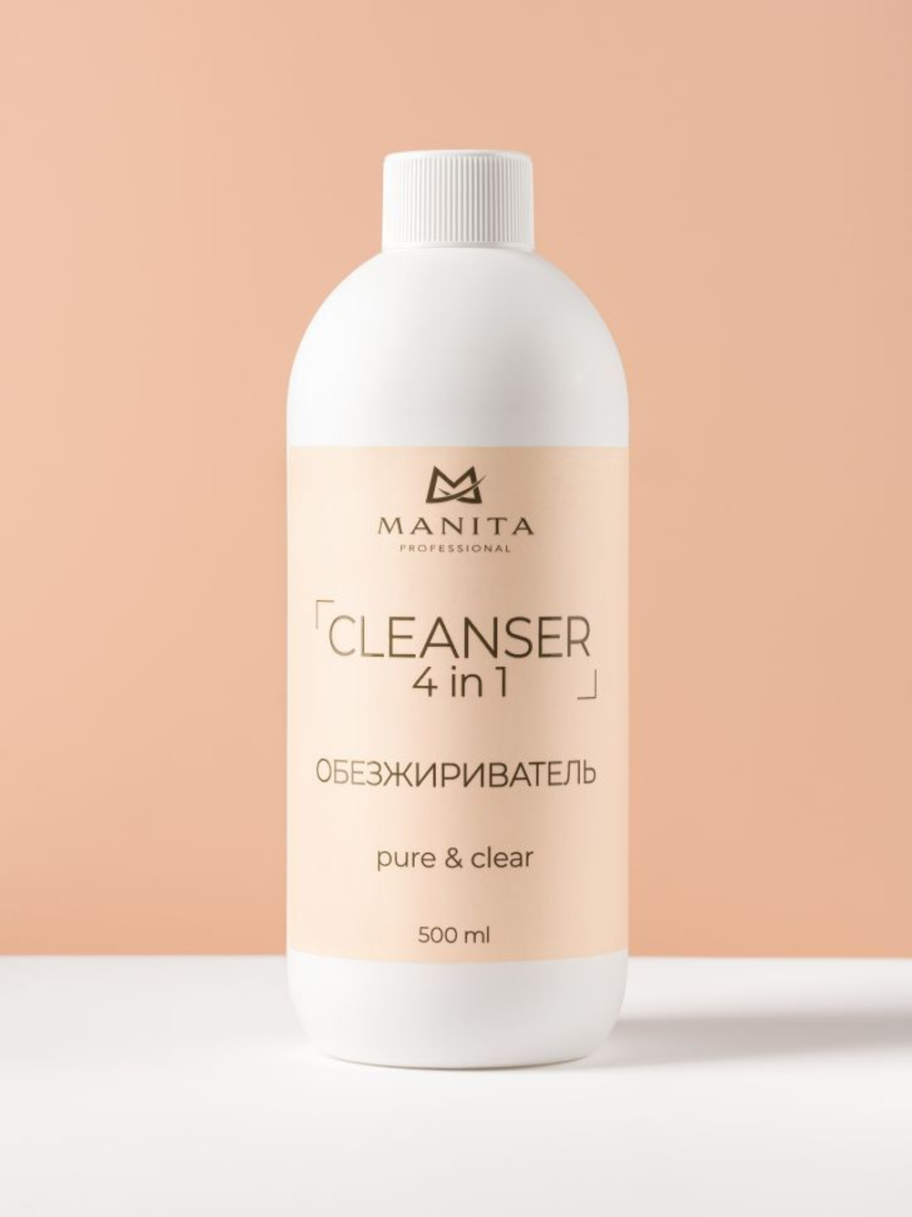 Manita Professional Cleanser - Обезжириватель для ногтей 4 в 1 Pure & Clear, 500мл2