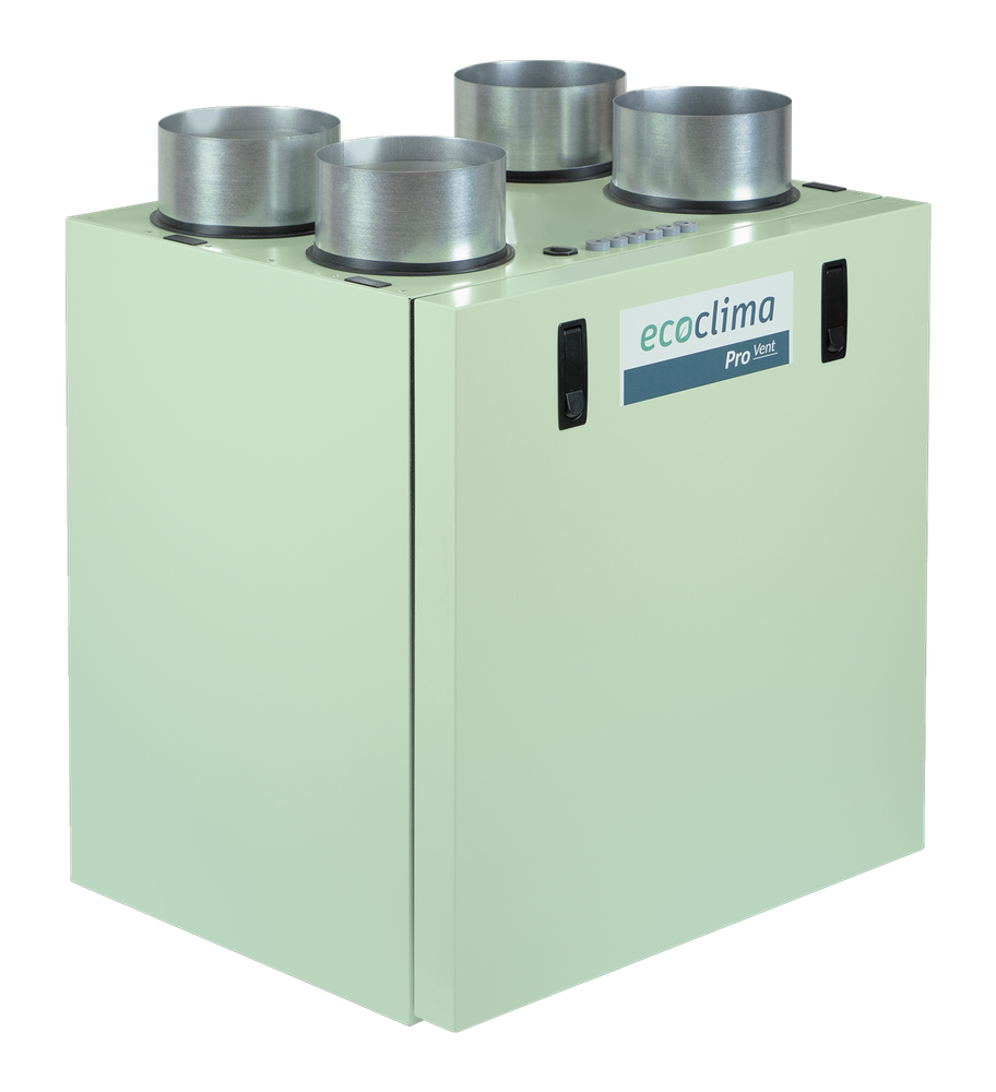 Вертикальная приточно-вытяжная установка с роторным рекуператором Ecoclima Pro Vent ECT PV-R 550-E1.0-L-4-Z Pro