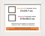 Рама 21x29,7 для картин и фотографий RP0180858-01