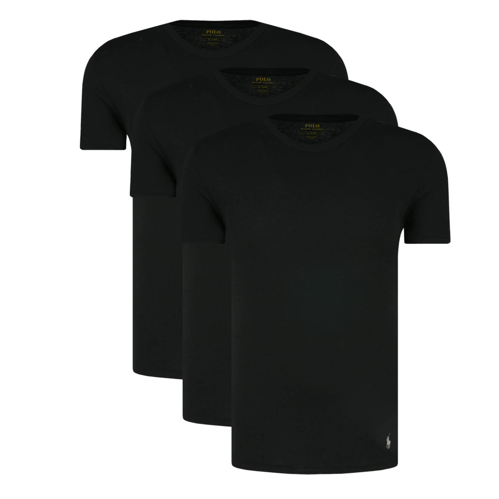 футболка 3 шт. POLO RALPH LAUREN - черный(714830304)