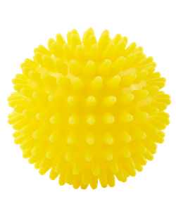 Мяч массажный GB-602 6 см, желтый