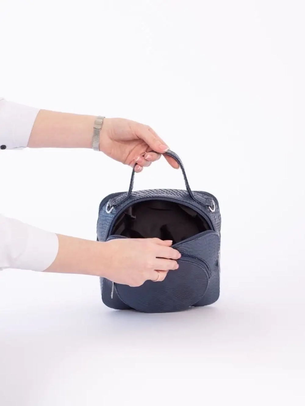 Сумка женская кросс боди через плечо на ремне из экокожи повседневная и деловая для женщины