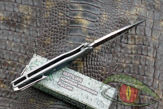 Складной нож REPTILIAN Магистр 3-2 c клинком из стали D2, рукоять G10