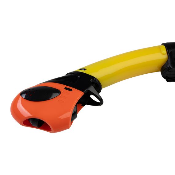 Трубка Scorpena K5 с двумя клапанами желтая