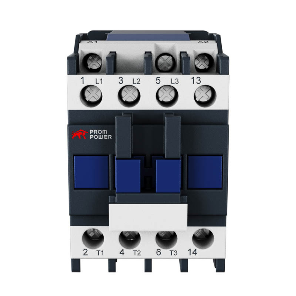 Контактор JLC1-D09-10-F5 (AC110), номинальный ток 9A, 3 полюса, доп контакт 1НО, напряжение катушки 110VAC