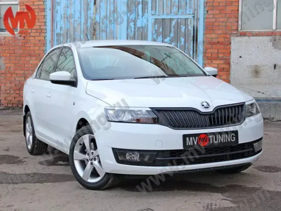 Реснички на фары для Skoda Rapid