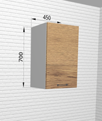 Лофт Дуб цикорий П 450