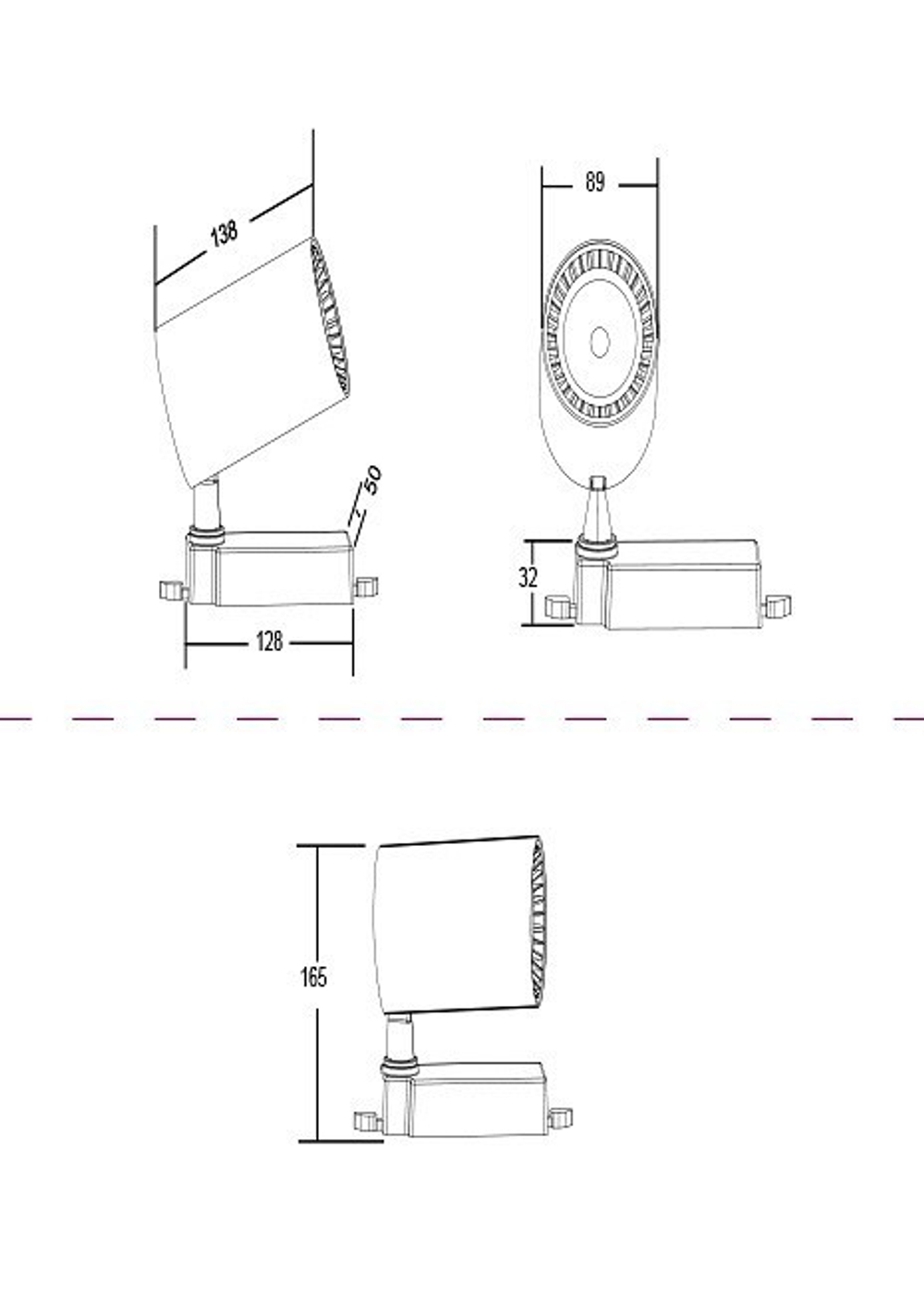 Трековый светильник Maytoni Technical TR003-1-17W3K-W