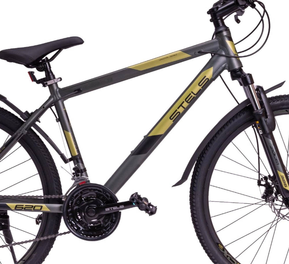 Велосипед Stels Navigator 620 MD 26"рама 14,цвет темно-зеленый