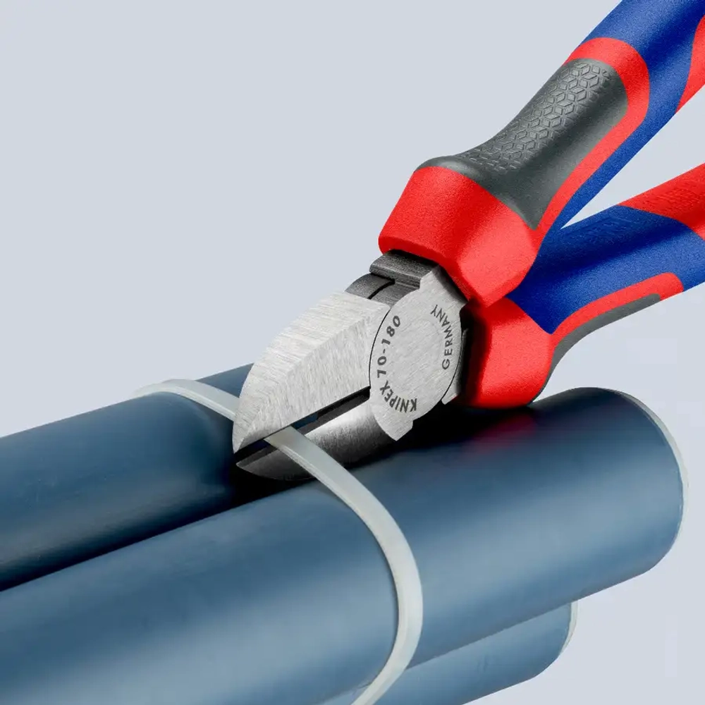 Кусачки боковые черненые 180 мм Knipex 70 02 180