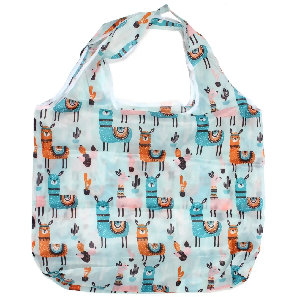 Сумка - шоппер «ИДЕЯДОМА», принт альпаки,65*46см/нагрузка до 10кг (инд. пакет истикер)