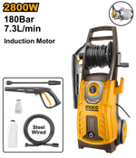 Мойка высокого давления INGCO HPWR28008 INDUSTRIAL 180 бар 2800 Вт