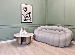 Трехместный диван Bubble 245 см, серый