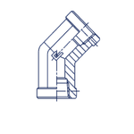 Штуцер FSC45 NPT 1/4 - NPT 1/4